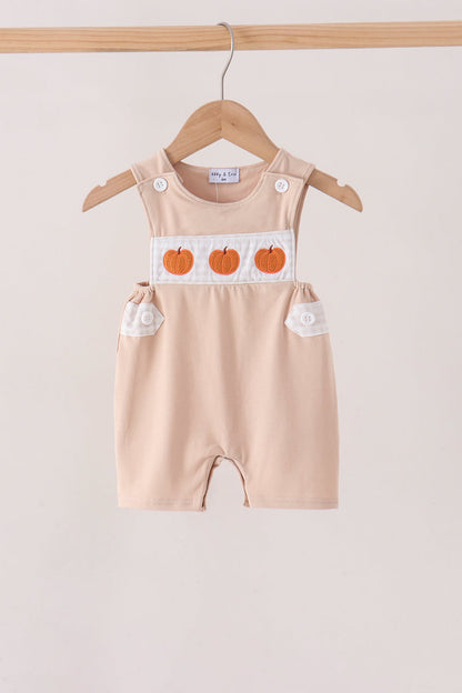 Khaki Pumpkin Embroidery Jon Jon