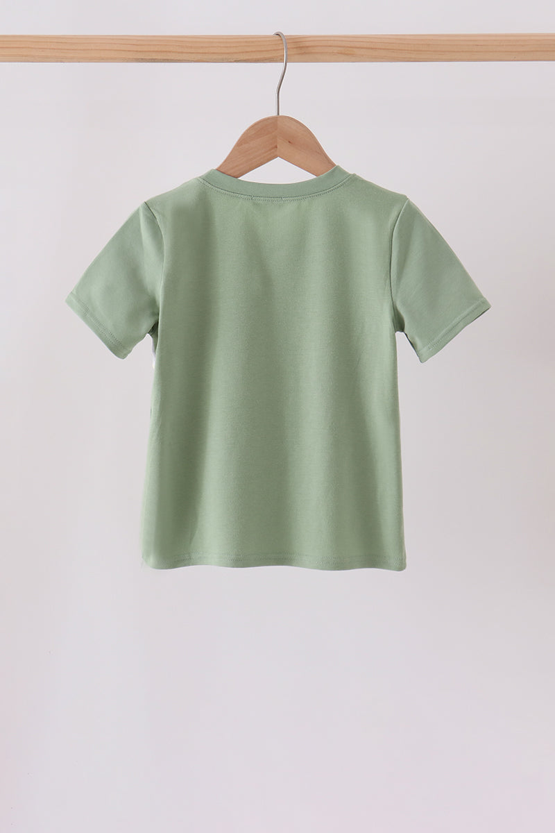 Sage Blessed Smocked Top
