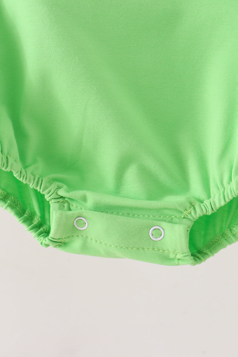 Green embroidery bubble