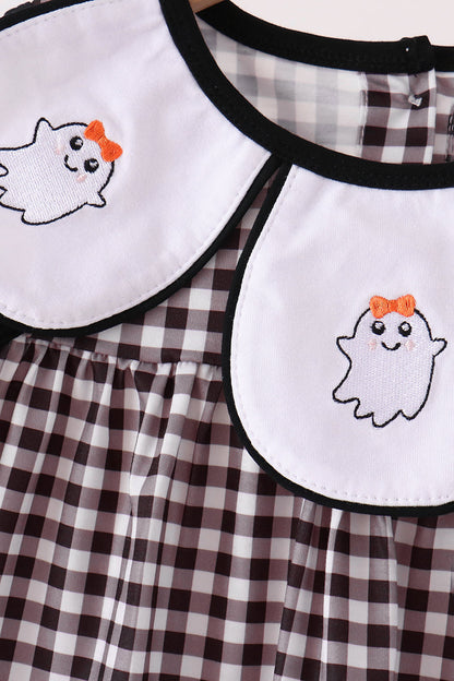 Pink Ghost Embroidery Pants Set