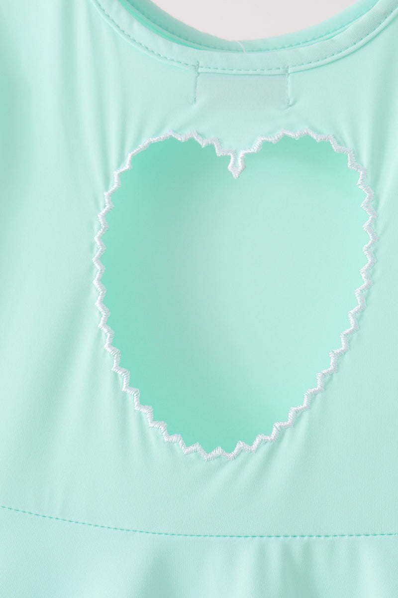 Mint Scalloped Dress