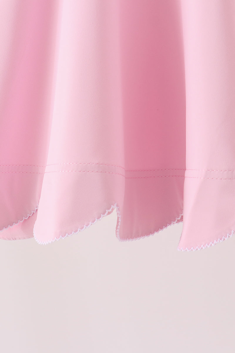 Pink Scalloped Dress