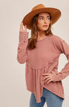Babydoll Waffle Top