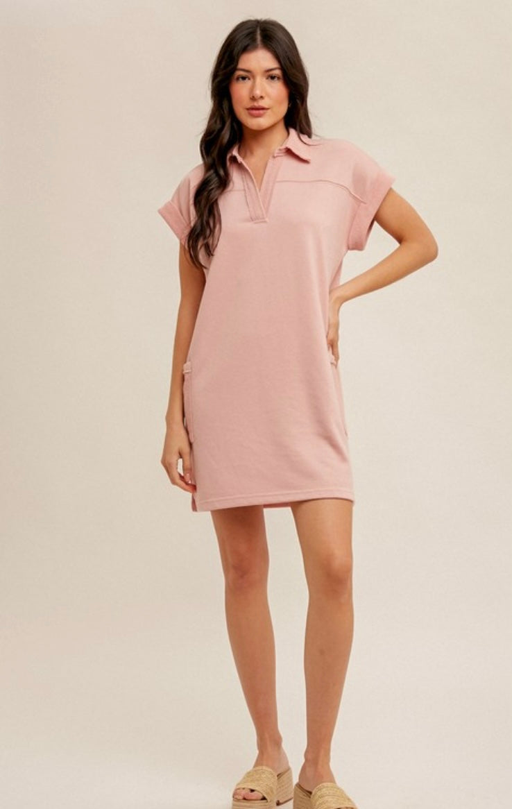 Cargo Pocket Mini Dress