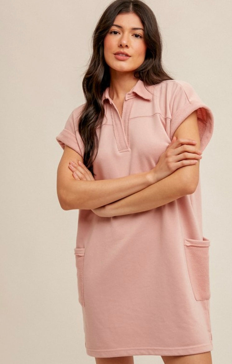 Cargo Pocket Mini Dress