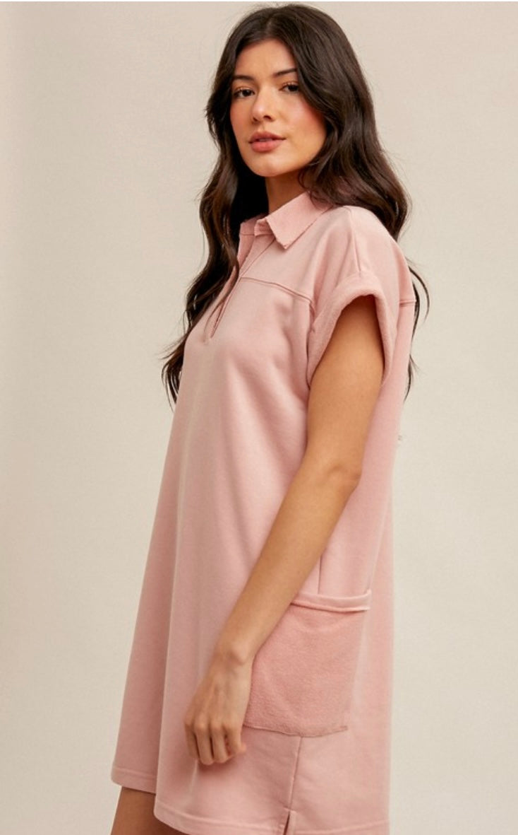 Cargo Pocket Mini Dress