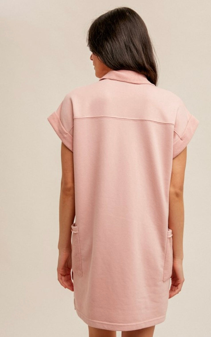 Cargo Pocket Mini Dress