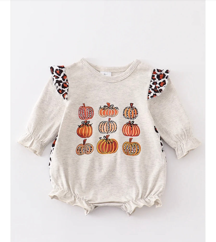 Leopard Pumpkin Print Bubble