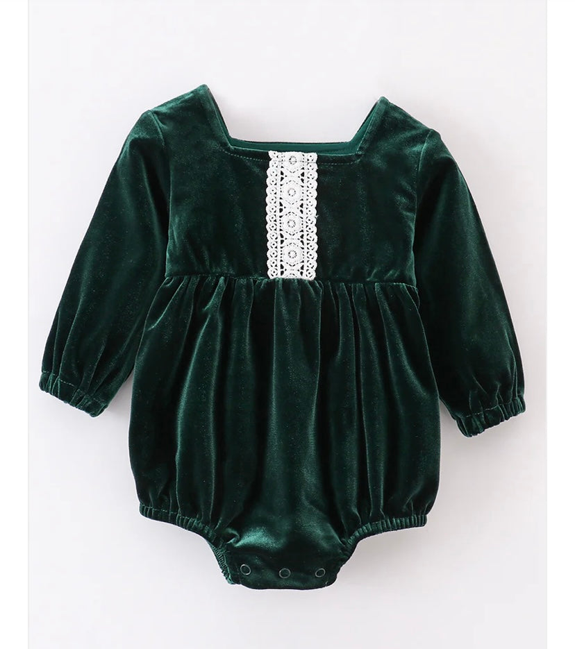 Forest Velvet and Lace Bubble