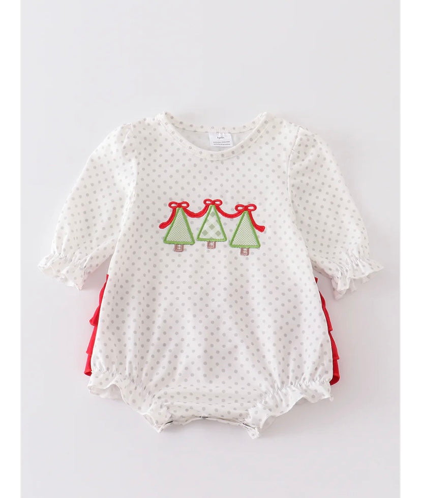 Christmas Tree Appliqué Bubble