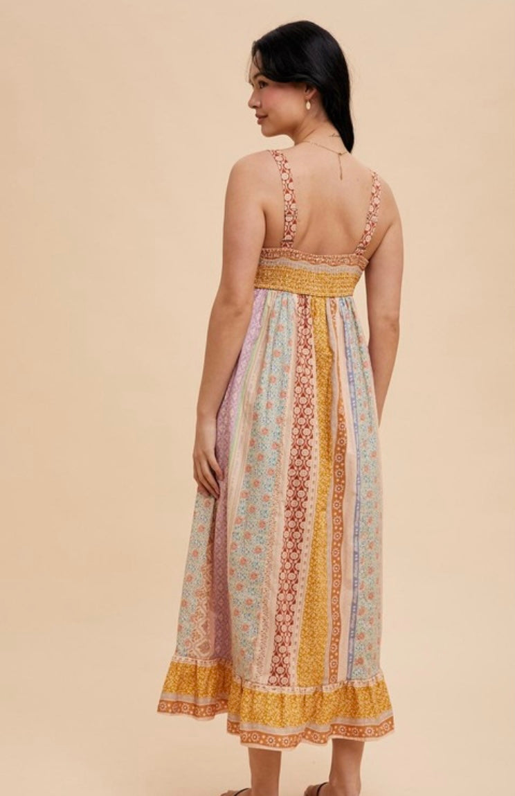 Sleeveless Cotton Maxi Dress