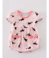 Halloween Witch Print Girl Bubble