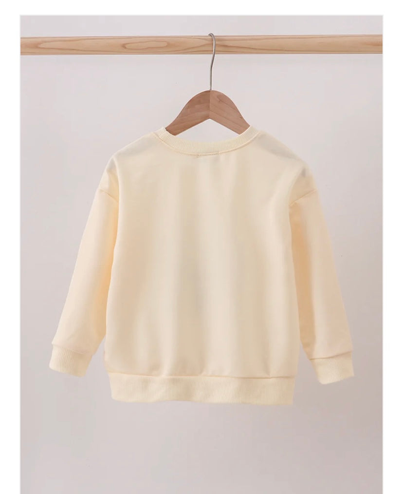 Girls Sequin Reindeer Sweatshirt