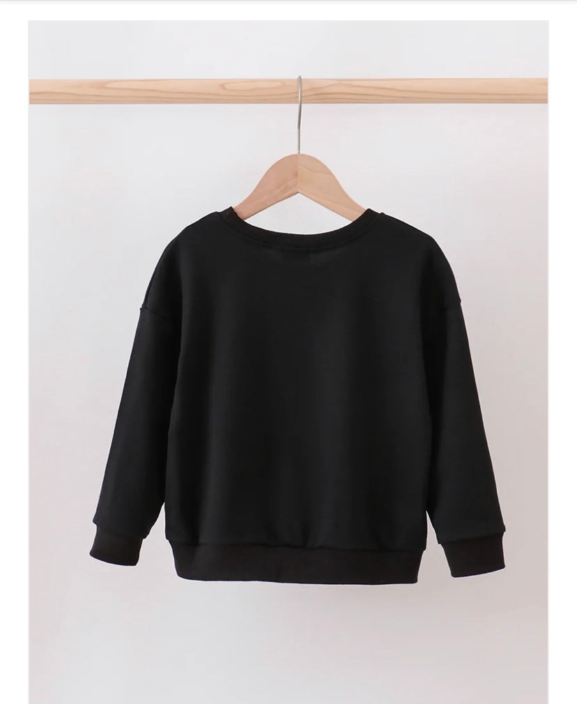 Girls Sequin Reindeer Sweatshirt