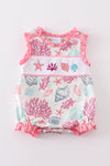 Pink Shell Embroidered Bubble