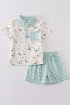 Sage Mallard Shorts Set