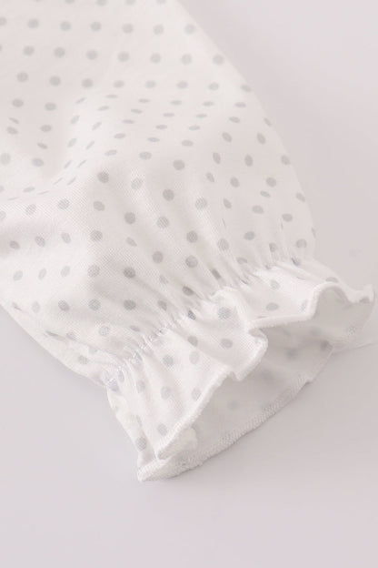 Sweet as pie french knot girl bubble