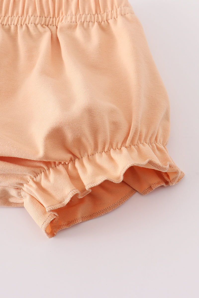 Sweet as pie french knot girl bloomers set