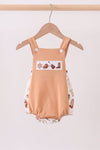 Brown Western Embroidered Bubble