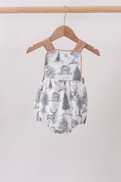 Khaki Deer Forest Bubble