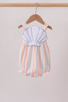 Seashell Stripe Appliqué Bubble
