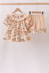 Child of God Smocked Ruffle Shorts Set