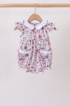 Purple Garden Ruffle Bubble
