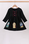 Black princess bamboo dress