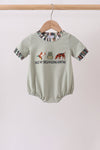 Sage Hunting Embroidered Bubble