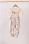 Khaki Goose Bamboo 2PC Romper Set