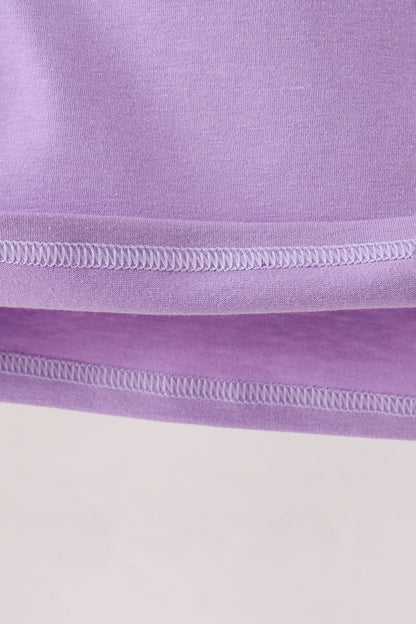 Purple Jack-O-Lantern Applique Top