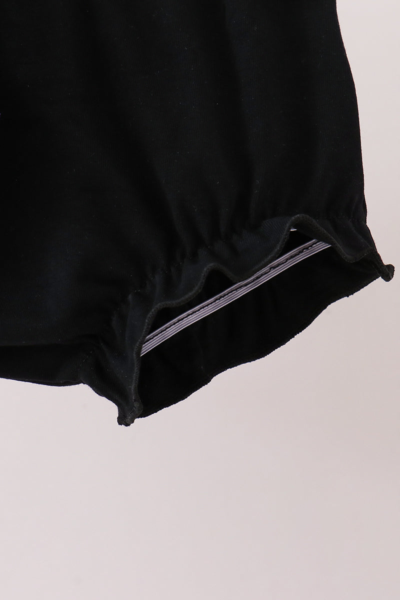 Purple Spooky cute Smocked Bloomer Set