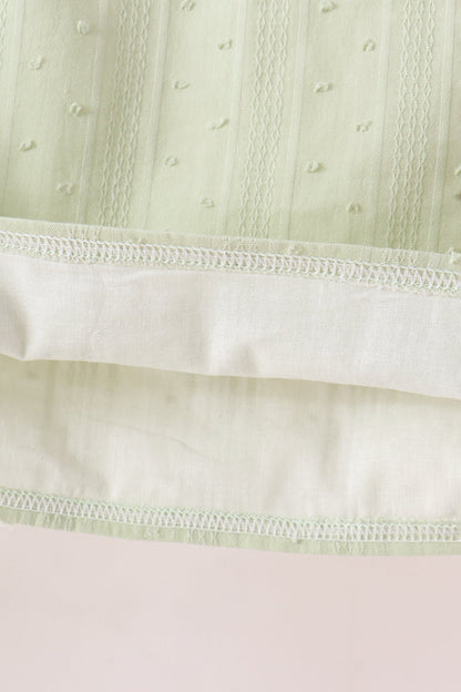Green Pumpkin Smocked Skorts Set