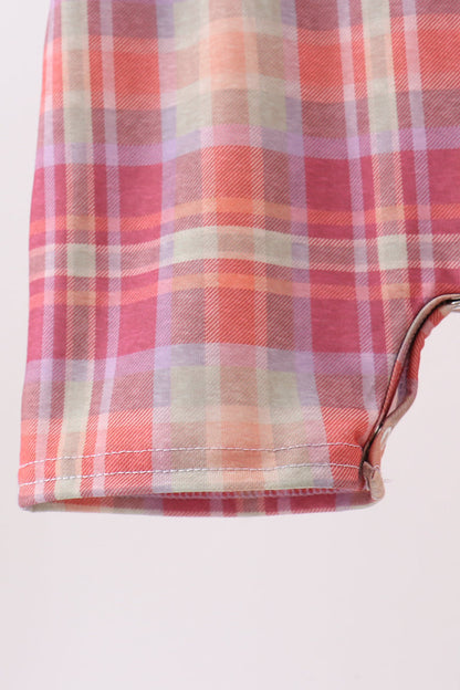 Camel Pumpkin Embroidery Plaid Jon Jon