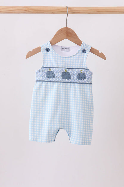 Blue Pumpkin Smocked Gingham Jon Jon