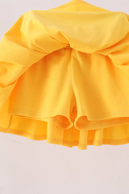 LSU tiger sequin twirl skorts set