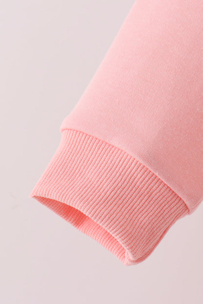 Pink Holly Jolly French Knot Mom&me Top