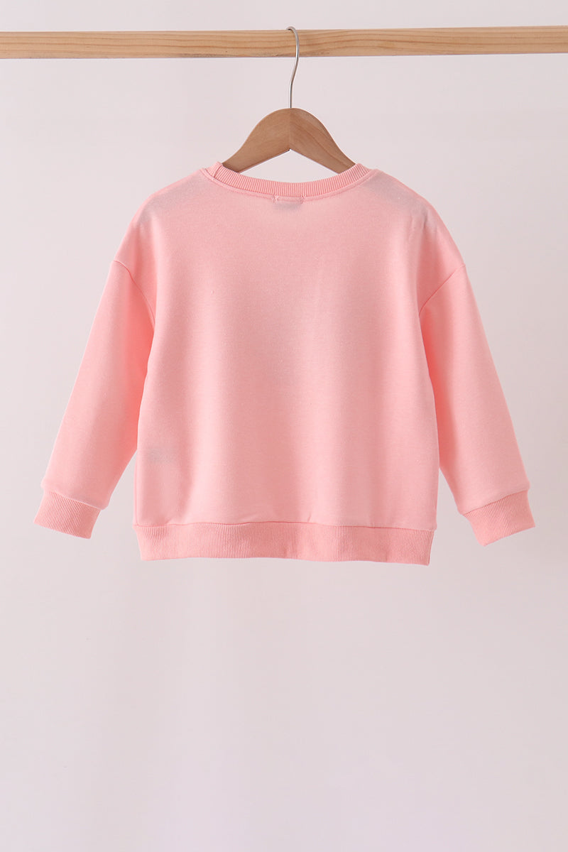 Pink Holly Jolly French Knot Mom&me Top