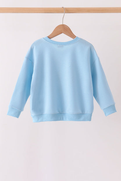 Blue Nutcracker Sequin Top