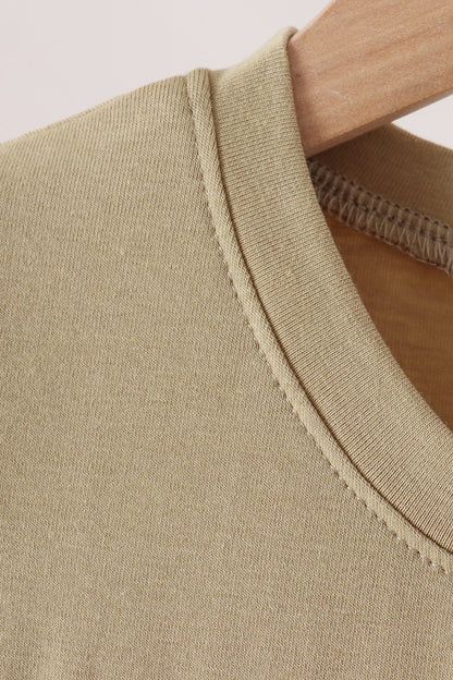 Sage pumpkin embroidery top