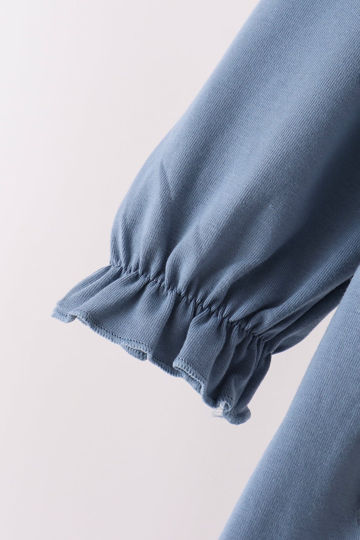 Pumpkin Pie Bow Embroidery Ruffle Pants Set