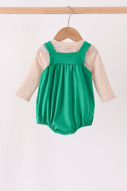 Green Gingerbread Embroidery 2pc Set