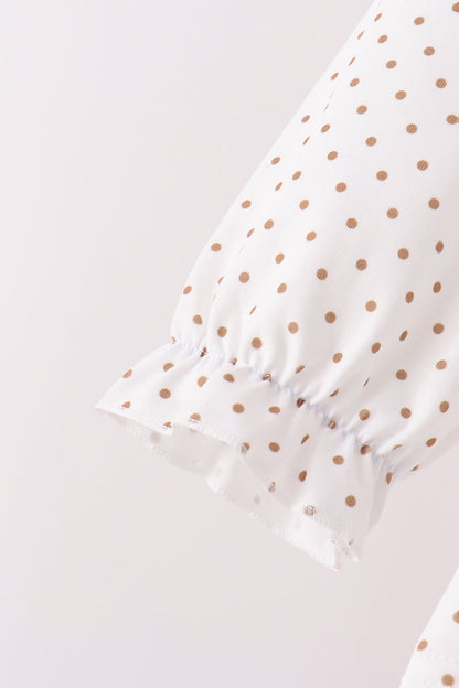 Pink Gingerbread Embroidery Ruffle Pants Set