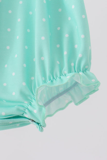 Green Character Smocked Bubble