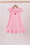 Pink Apple Ruffle Dress